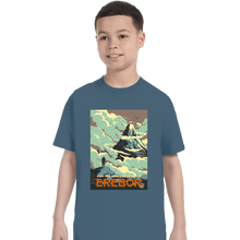 Load image into Gallery viewer, Shirts T-Shirts, Youth / XS / Indigo Blue Visit Erebor