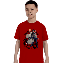 Load image into Gallery viewer, Shirts T-Shirts, Youth / XS / Red Cross Fire
