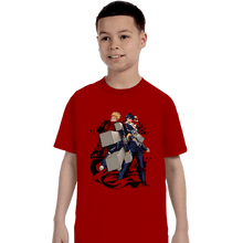Load image into Gallery viewer, Shirts T-Shirts, Youth / XS / Red Cross Fire