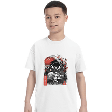 Load image into Gallery viewer, Daily_Deal_Shirts T-Shirts, Youth / XS / White Sumie Waker