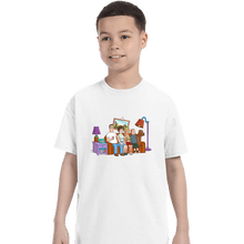 Load image into Gallery viewer, Secret_Shirts T-Shirts, Youth / XS / White King Of The Hill Couch