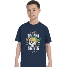 Load image into Gallery viewer, Shirts T-Shirts, Youth / XS / Navy Time Hero Forever