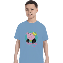 Load image into Gallery viewer, Shirts T-Shirts, Youth / XL / Powder Blue Notorious PIG
