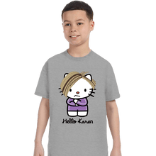 Load image into Gallery viewer, Secret_Shirts T-Shirts, Youth / XS / Sports Grey Karen Kitty