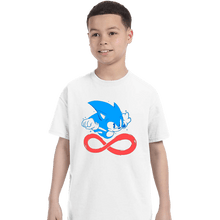 Load image into Gallery viewer, Daily_Deal_Shirts T-Shirts, Youth / XS / White Fastest Hedgehog