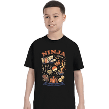 Load image into Gallery viewer, Daily_Deal_Shirts T-Shirts, Youth / XS / Black Ninja Starter Pack