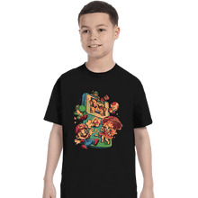Load image into Gallery viewer, Daily_Deal_Shirts T-Shirts, Youth / XS / Black Plumber Game
