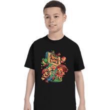Load image into Gallery viewer, Daily_Deal_Shirts T-Shirts, Youth / XS / Black Plumber Game