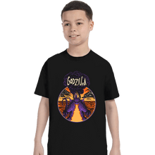 Load image into Gallery viewer, Daily_Deal_Shirts T-Shirts, Youth / XS / Black Godzilla Metal