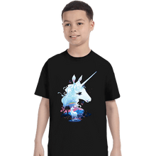Load image into Gallery viewer, Secret_Shirts T-Shirts, Youth / XS / Black Last Unicorn.