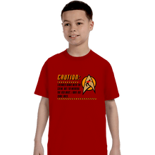 Load image into Gallery viewer, Shirts T-Shirts, Youth / XS / Red Red Shirt Guy