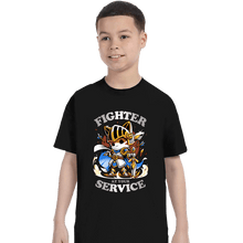Load image into Gallery viewer, Daily_Deal_Shirts T-Shirts, Youth / XS / Black Fighter's Call