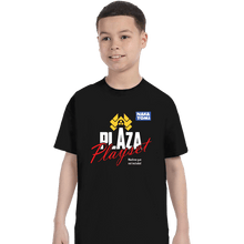 Load image into Gallery viewer, Secret_Shirts T-Shirts, Youth / XS / Black Plaza Playset