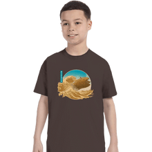 Load image into Gallery viewer, Daily_Deal_Shirts T-Shirts, Youth / XS / Dark Chocolate The Great Wave off Arrakis