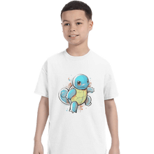 Load image into Gallery viewer, Shirts T-Shirts, Youth / XS / White Water Ink