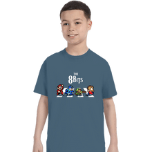 Load image into Gallery viewer, Daily_Deal_Shirts T-Shirts, Youth / XS / Indigo Blue The 8 Bits