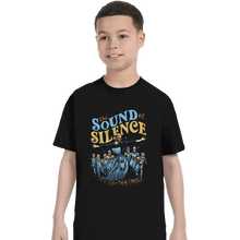 Load image into Gallery viewer, Shirts T-Shirts, Youth / XS / Black The Sound Of Silence