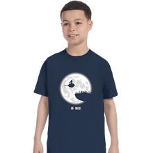 Load image into Gallery viewer, Shirts T-Shirts, Youth / XS / Navy Don't Look At The Full Moon