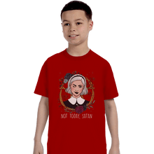 Load image into Gallery viewer, Shirts T-Shirts, Youth / XL / Red Sabrina Not Today