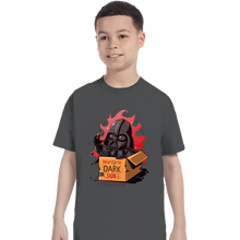 Load image into Gallery viewer, Daily_Deal_Shirts T-Shirts, Youth / XS / Charcoal Adopt The Dark Side