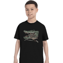 Load image into Gallery viewer, Shirts T-Shirts, Youth / XS / Black Hand Gator
