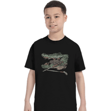 Load image into Gallery viewer, Shirts T-Shirts, Youth / XS / Black Hand Gator