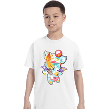 Load image into Gallery viewer, Shirts T-Shirts, Youth / XS / White Magical Silhouettes - Moogle