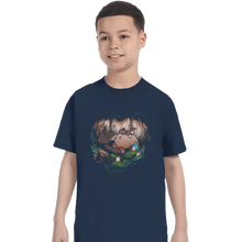 Load image into Gallery viewer, Shirts T-Shirts, Youth / XS / Navy Forest Dreamers