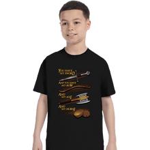 Load image into Gallery viewer, Daily_Deal_Shirts T-Shirts, Youth / XS / Black Holy Ring