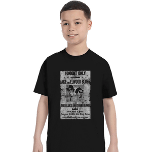 Shirts T-Shirts, Youth / XS / Black Blues Brothers Gig Poster