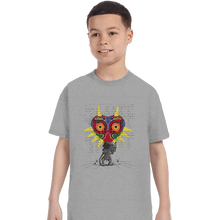 Load image into Gallery viewer, Shirts T-Shirts, Youth / XL / Sports Grey Majora's Graffiti