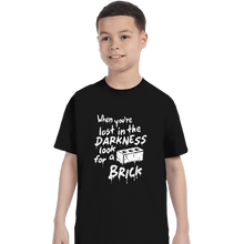 Load image into Gallery viewer, Secret_Shirts T-Shirts, Youth / XS / Black Look For A Brick