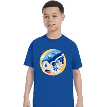 Load image into Gallery viewer, Shirts T-Shirts, Youth / XS / Royal Blue The Blue Bomber Head