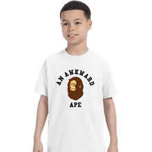 Load image into Gallery viewer, Daily_Deal_Shirts T-Shirts, Youth / XS / White An Awkward Ape