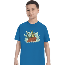 Load image into Gallery viewer, Secret_Shirts T-Shirts, Youth / XS / Sapphire The Little Alligator