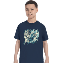 Load image into Gallery viewer, Daily_Deal_Shirts T-Shirts, Youth / XS / Navy Future Heroes