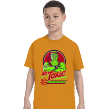 Load image into Gallery viewer, Daily_Deal_Shirts T-Shirts, Youth / XS / Gold Mr. Toxie