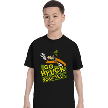 Load image into Gallery viewer, Secret_Shirts T-Shirts, Youth / XS / Black Go Hyuck Yourself Sale