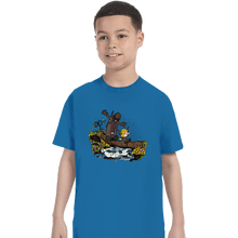 Load image into Gallery viewer, Secret_Shirts T-Shirts, Youth / XS / Sapphire The Adventures Of The Deer-Boy