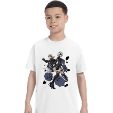 Load image into Gallery viewer, Daily_Deal_Shirts T-Shirts, Youth / XS / White Android Hunter