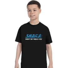 Load image into Gallery viewer, Daily_Deal_Shirts T-Shirts, Youth / XS / Black Shaka Trek