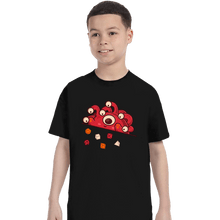 Load image into Gallery viewer, Daily_Deal_Shirts T-Shirts, Youth / XS / Black Cute Tyrant Dice
