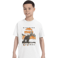 Load image into Gallery viewer, Shirts T-Shirts, Youth / XL / White Visit Wakanda
