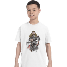 Load image into Gallery viewer, Shirts T-Shirts, Youth / XL / White God Of Thunder Watercolor