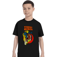 Load image into Gallery viewer, Shirts T-Shirts, Youth / XS / Black Toast Rider