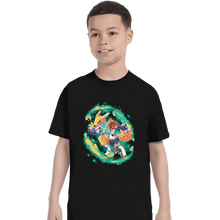 Load image into Gallery viewer, Daily_Deal_Shirts T-Shirts, Youth / XS / Black Digital Fox
