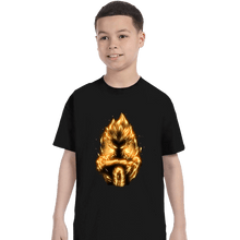Load image into Gallery viewer, Daily_Deal_Shirts T-Shirts, Youth / XS / Black Golden Saiyan Prince