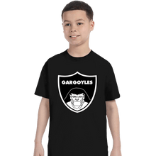 Load image into Gallery viewer, Secret_Shirts T-Shirts, Youth / XS / Black Gargoyles Raid