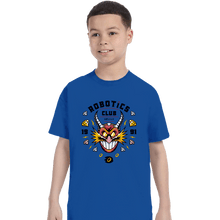 Load image into Gallery viewer, Shirts T-Shirts, Youth / XS / Royal Blue The Robotics Club