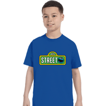 Load image into Gallery viewer, Secret_Shirts T-Shirts, Youth / XS / Royal Blue 420 Street